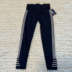Champion Kids Black Leggings with White Accents